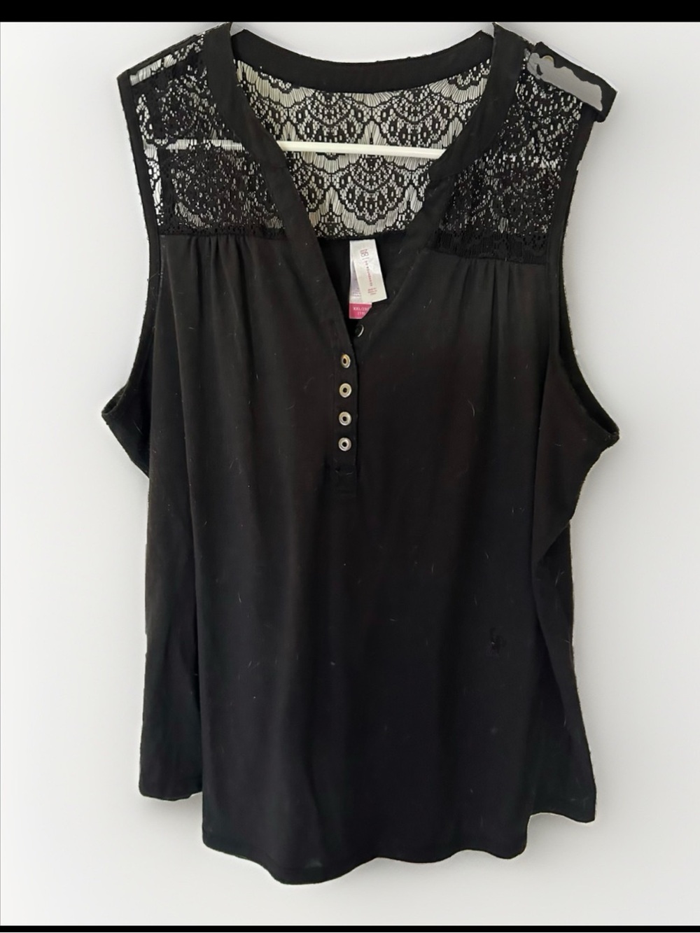 No Boundaries women’s black tank top XXL